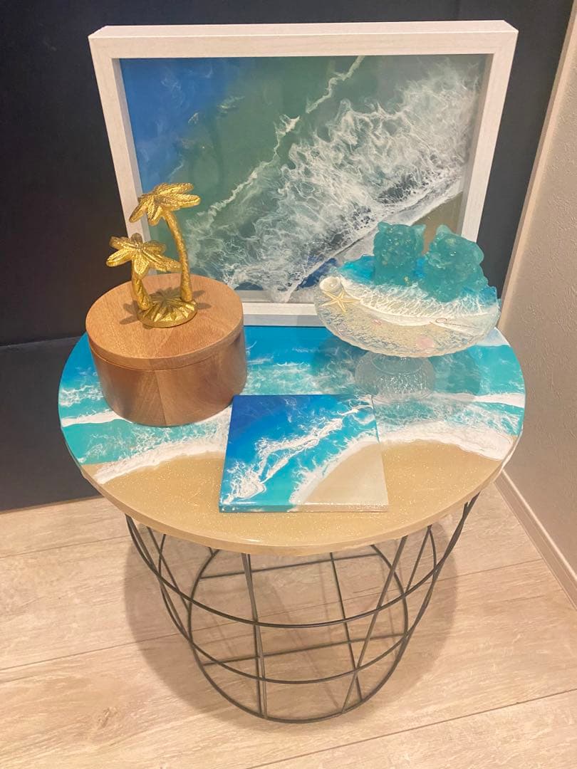オーシャンアート　カフェテーブル