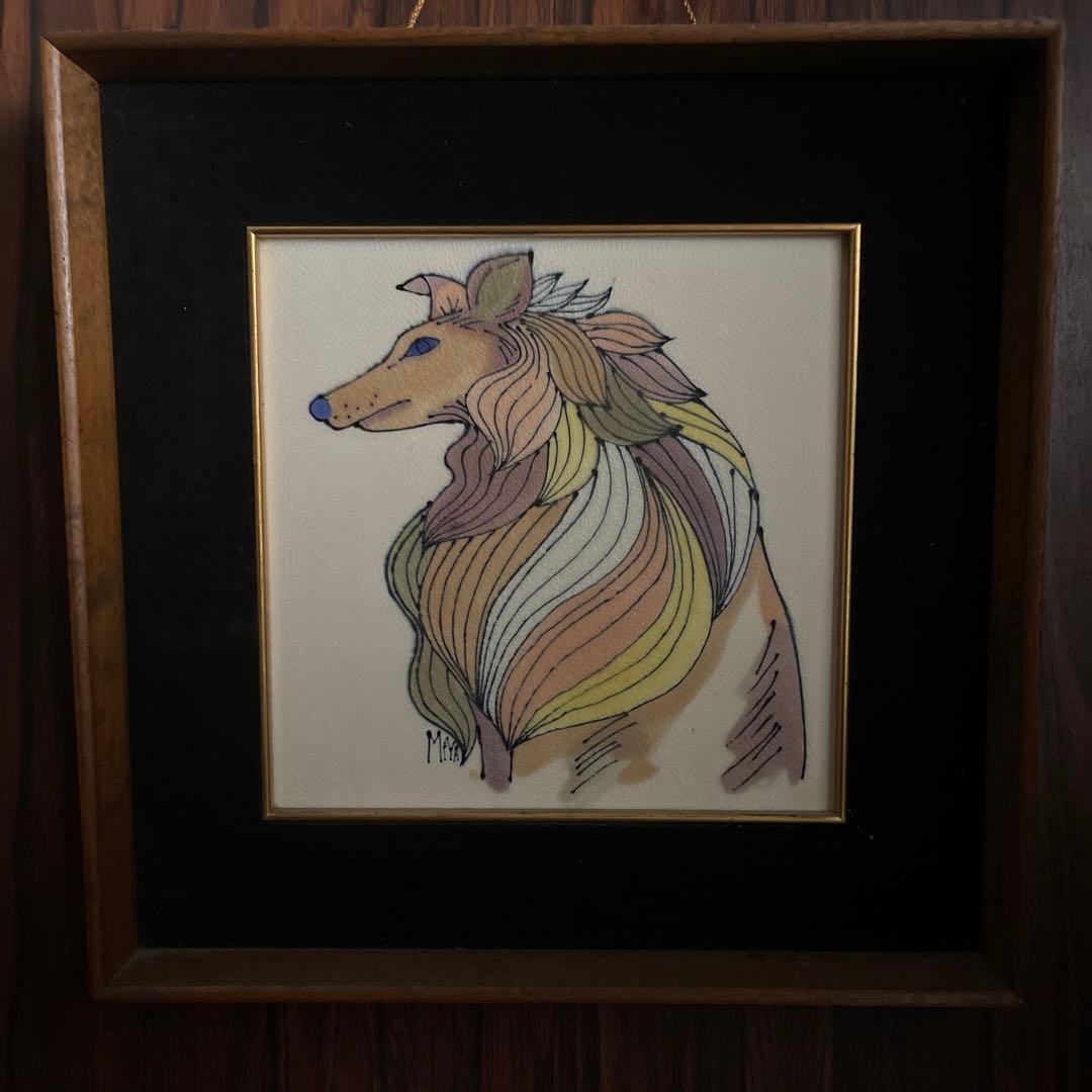 壁掛け　絵画　陶器