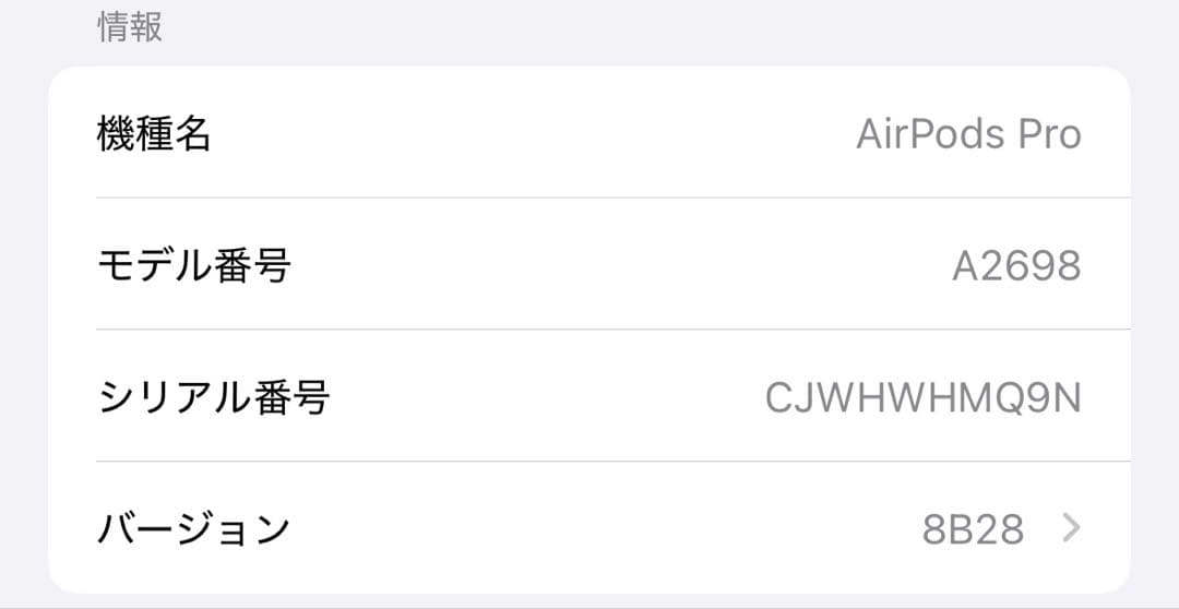 メ*0様 Apple AirPods Pro（第2世代）