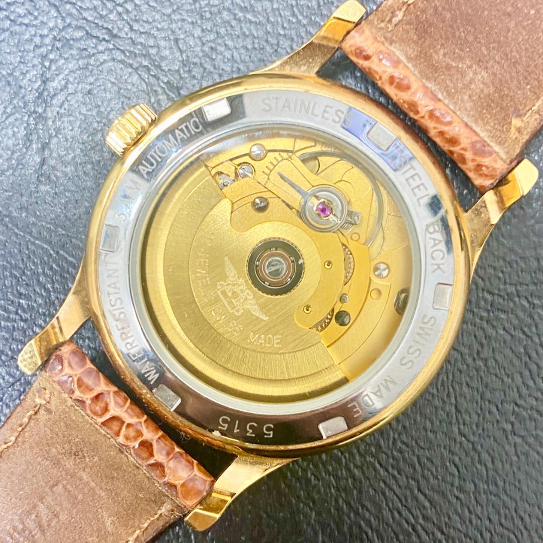 LE MONDE 自動巻き時計 稼働品 スイス ルモンド 美品 ヴィンテージ