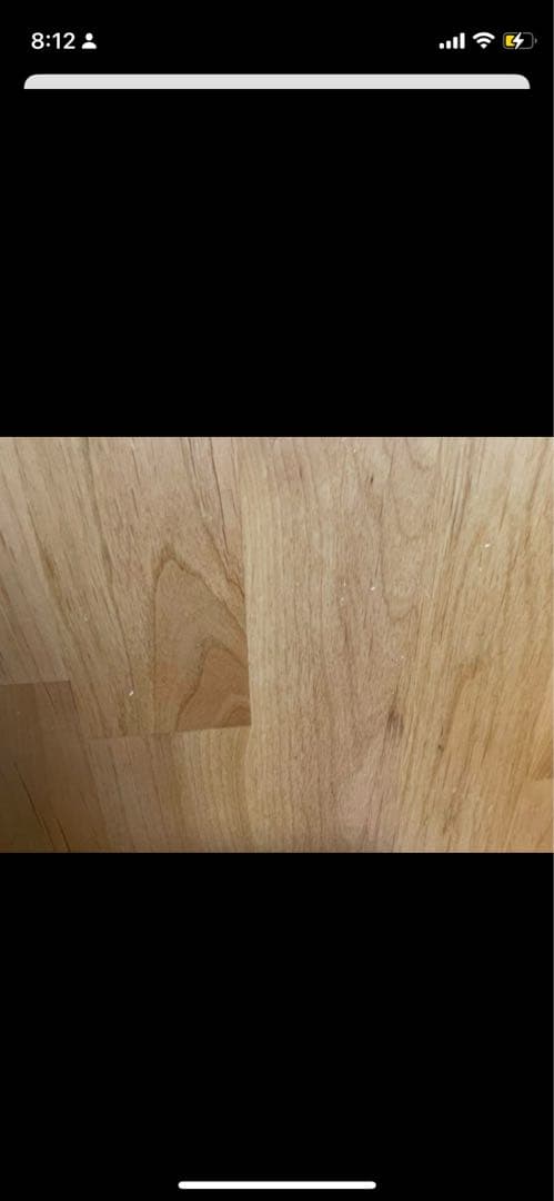 ニトリ　天然木　ダイニングテーブル