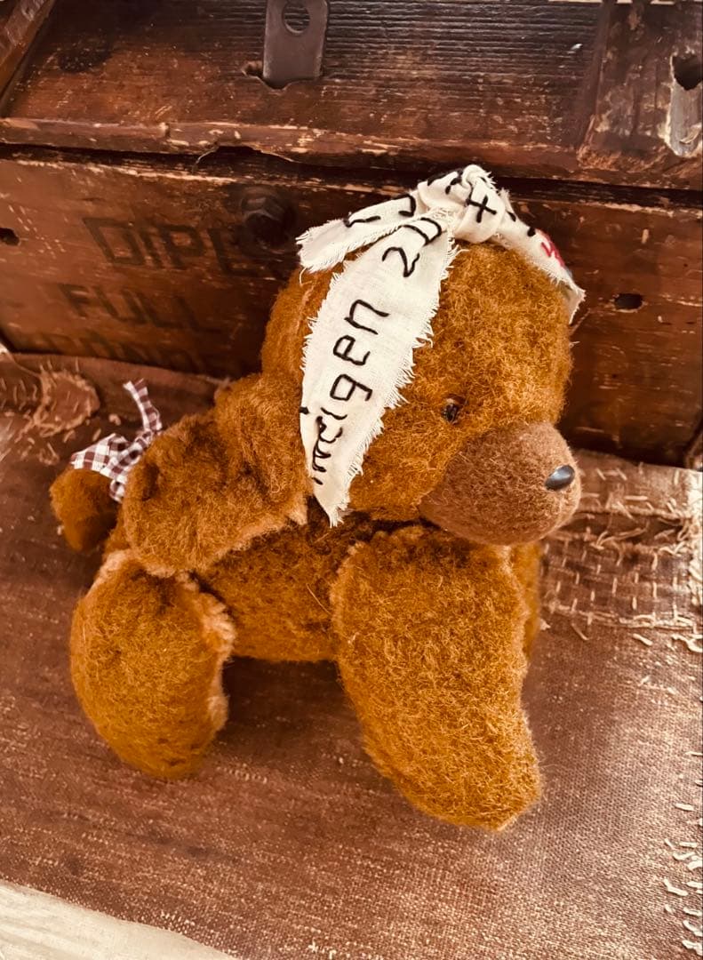 ☆ ✩ ヴィンテージベア ワンコ　DDRベア　アンティークベア　✩