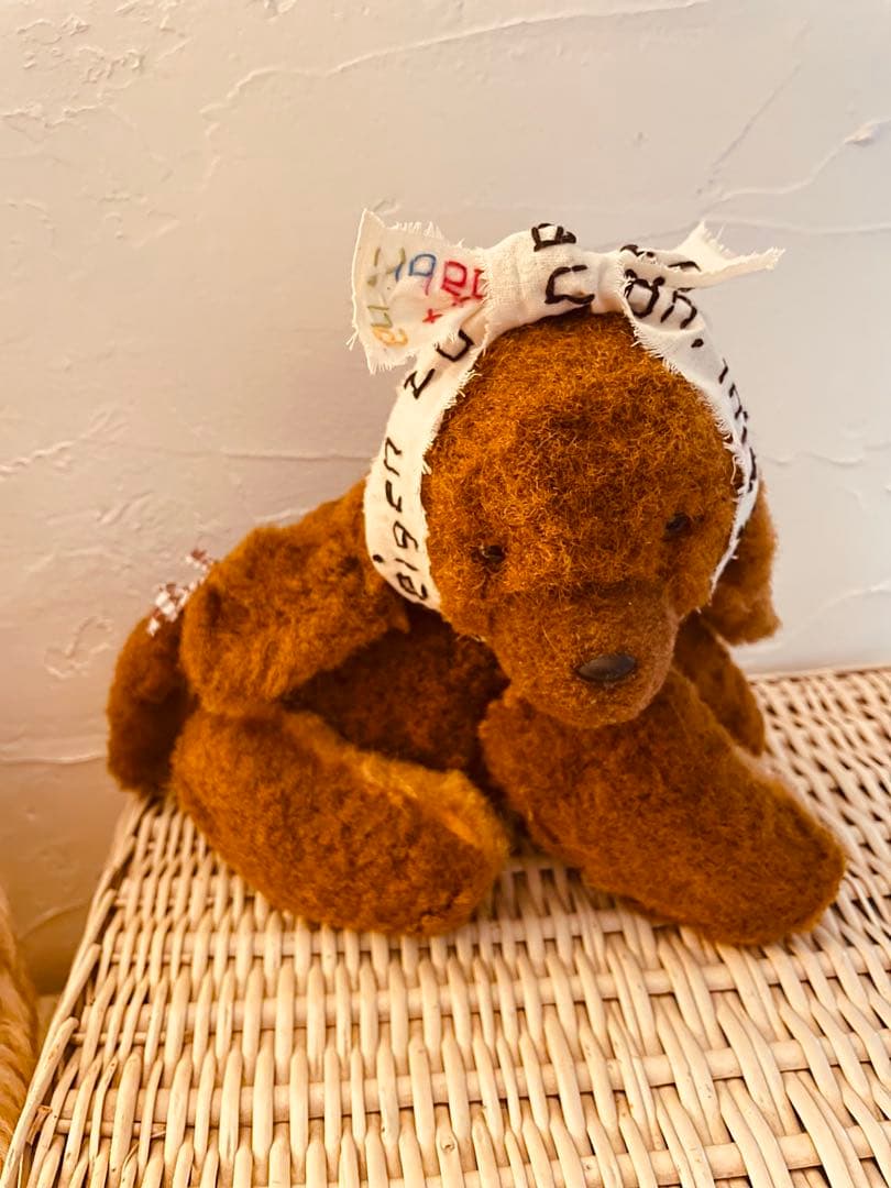 ☆ ✩ ヴィンテージベア ワンコ　DDRベア　アンティークベア　✩