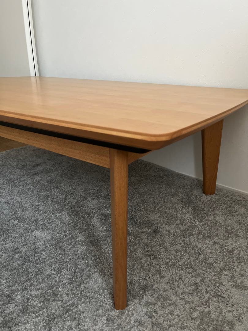 こたつ　120cm アルダー材　木目調