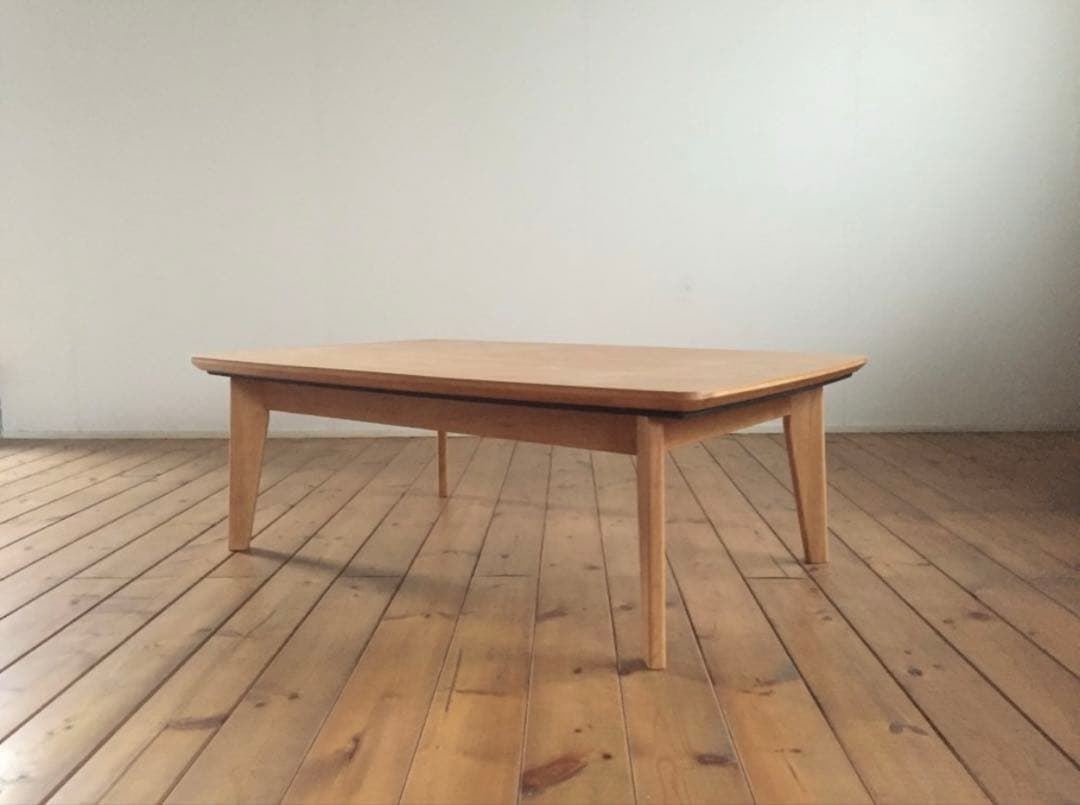 こたつ　120cm アルダー材　木目調