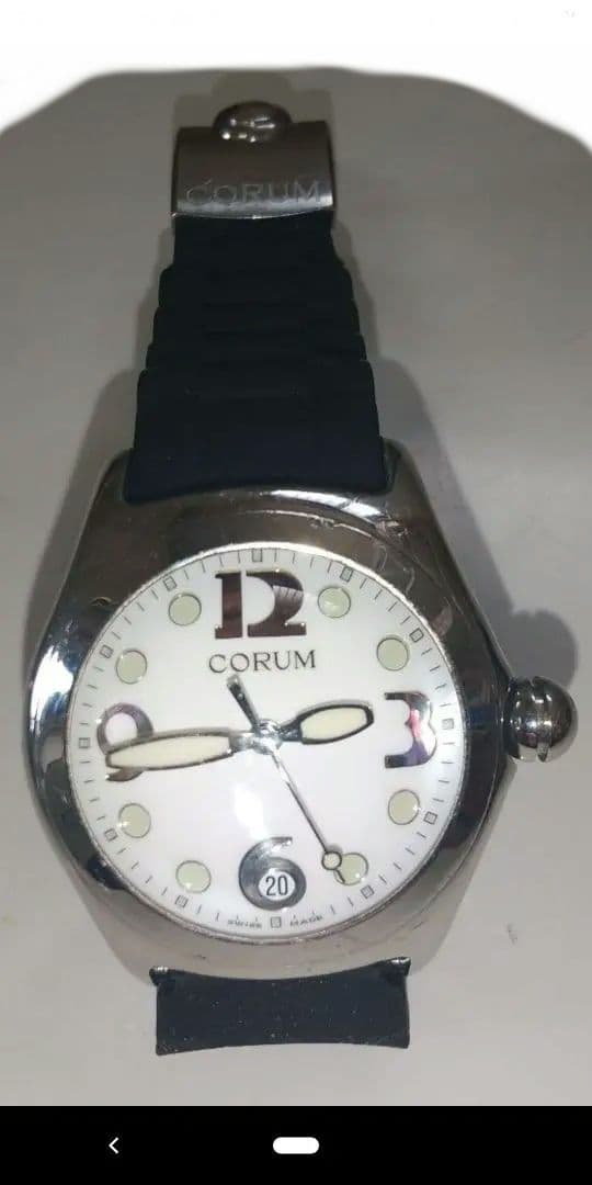 E*I様 コルムバブル新品革ベルト付き