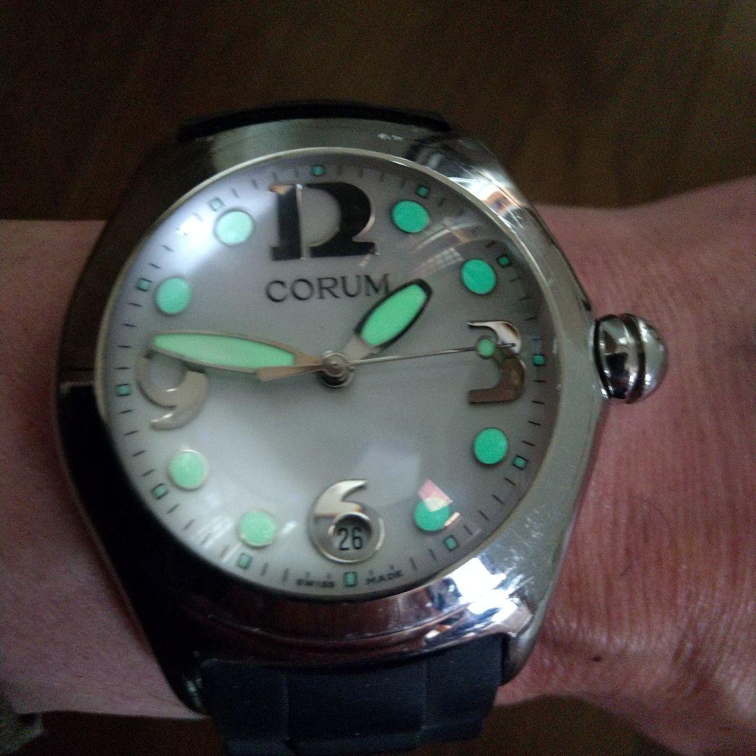 E*I様 コルムバブル新品革ベルト付き