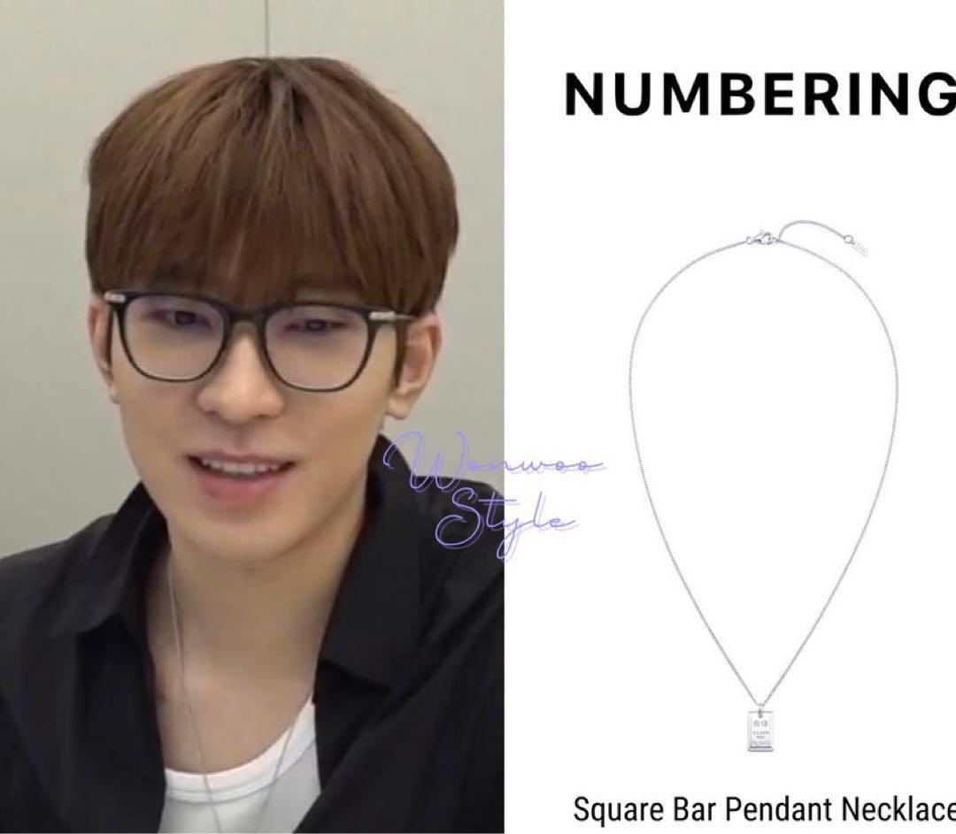 セブチ　wonwoo ウォヌ　着用　NUMBERING ナンバリング　希少　新品