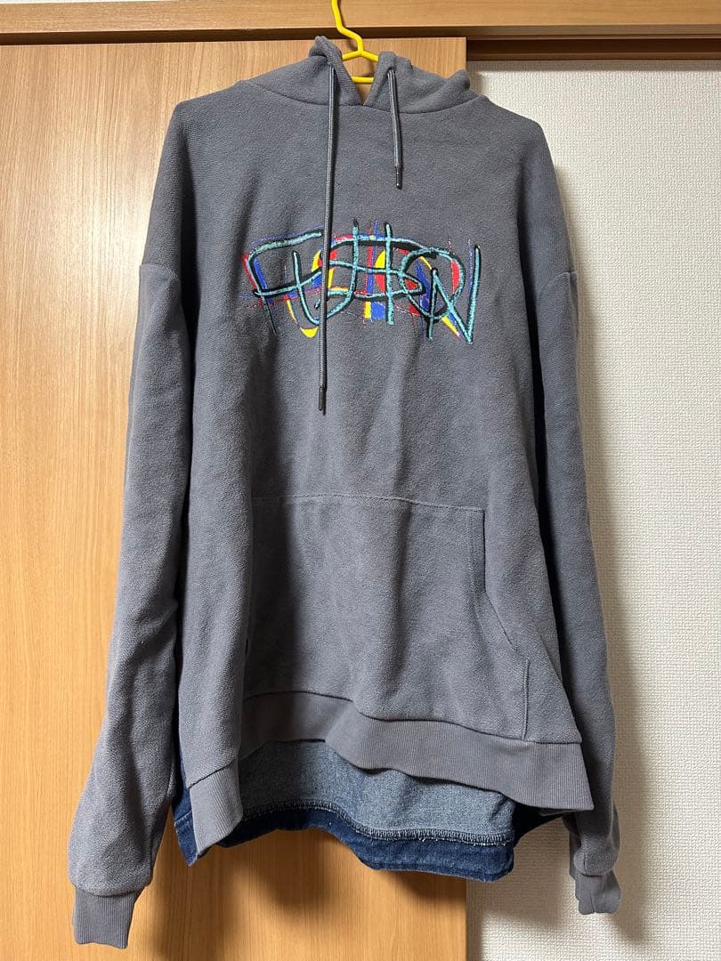 バウンディvaundyツアーグッズFUSION デニムパーカーXLサイズグレー