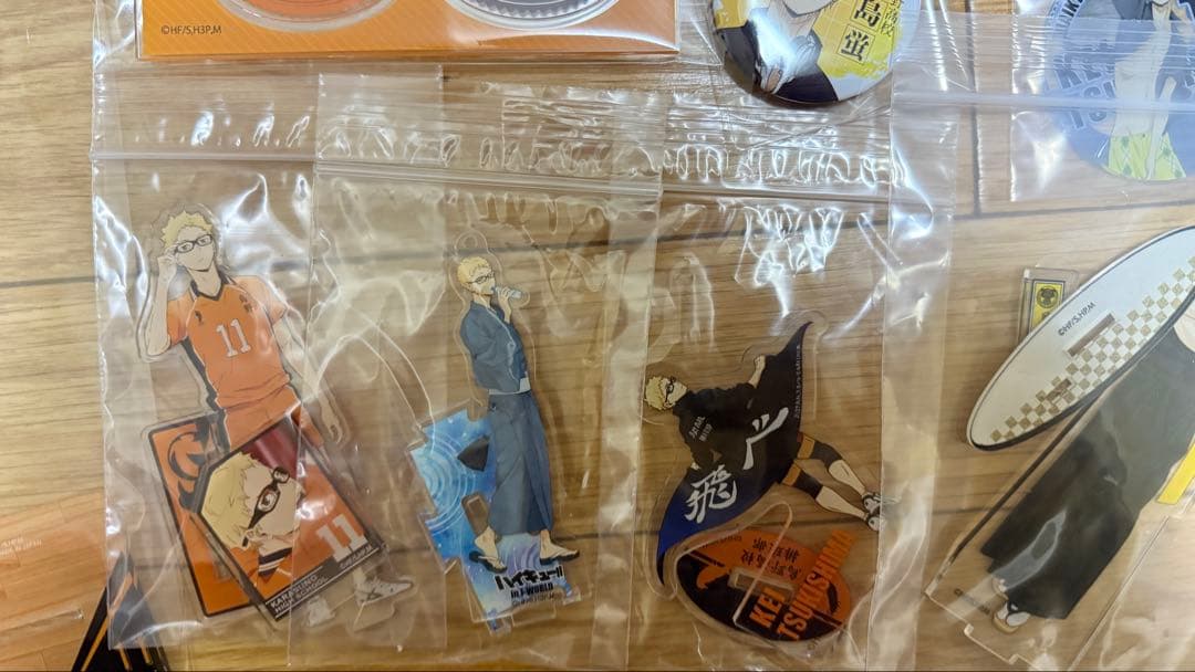 m*o様 ハイキュー　月島蛍　グッズ　アクリルスタンド　缶バッジ　102点　まと
