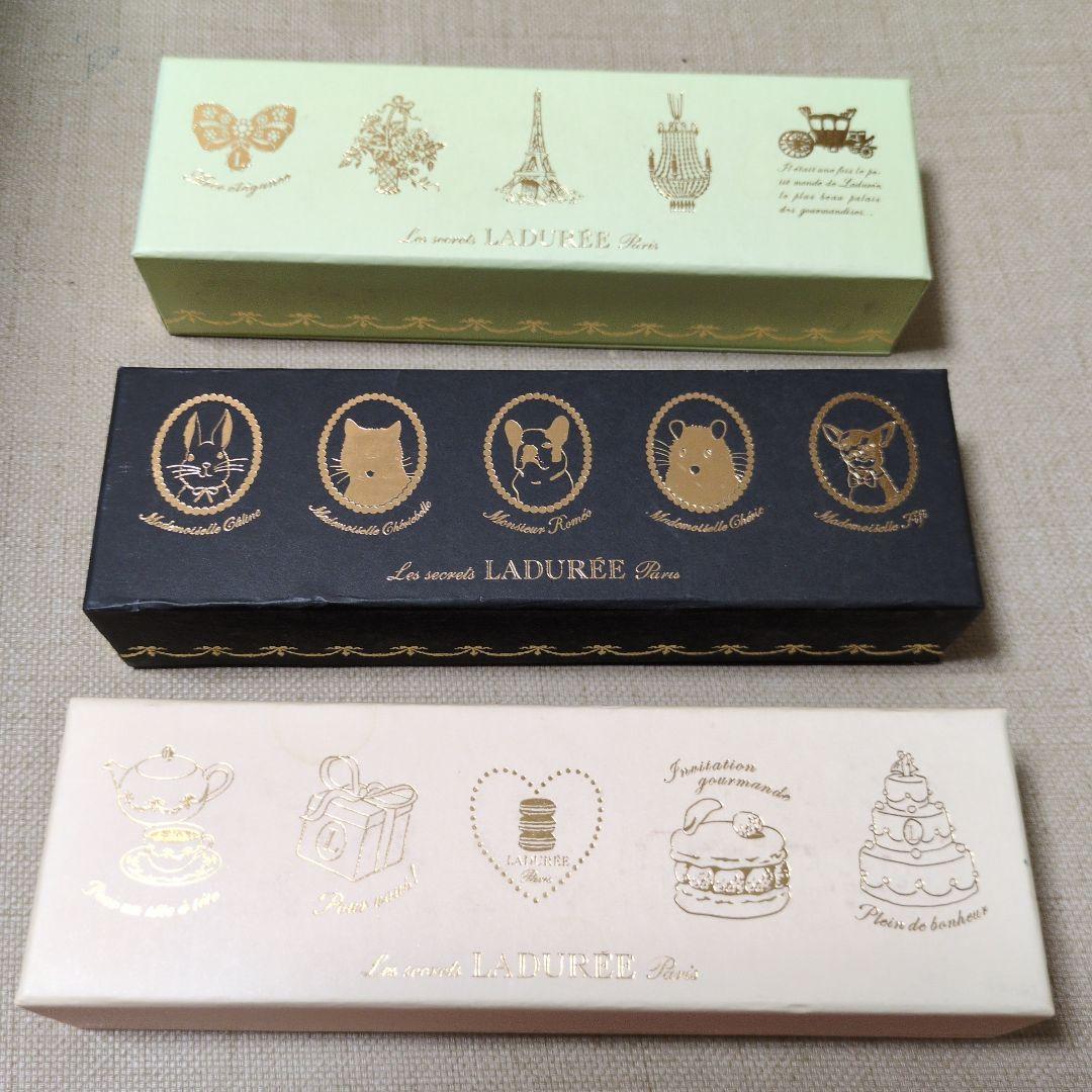 さとちん　Ladurée 木製スタンプセット 3個