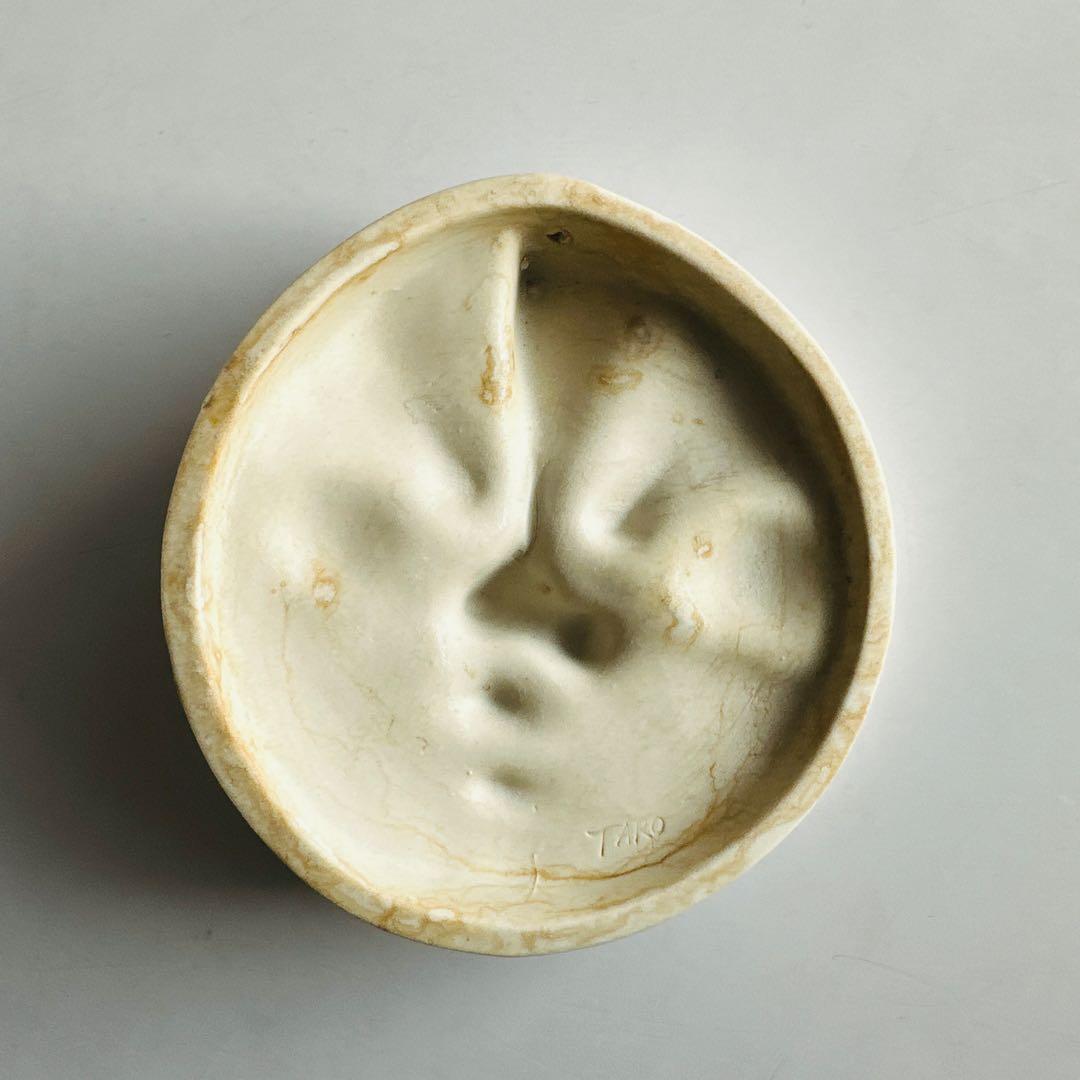 【70's】岡本太郎／太陽の塔／壁掛レリーフ／信楽焼／大阪万博【3点セット】