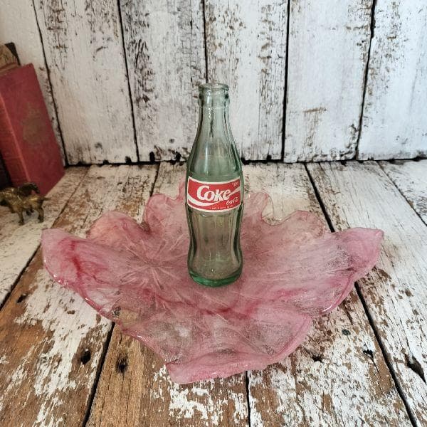 ヴィンテージ 未使用 IWATA GLASS 東京 岩田ガラス工芸 硝子 皿