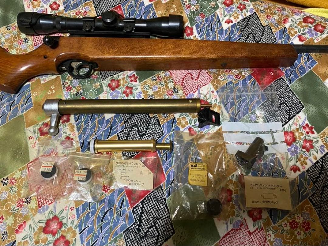 ゴ*ド様 当時物マルコシスーパー9 フルカスタム　木製ウッド、スコープ付き