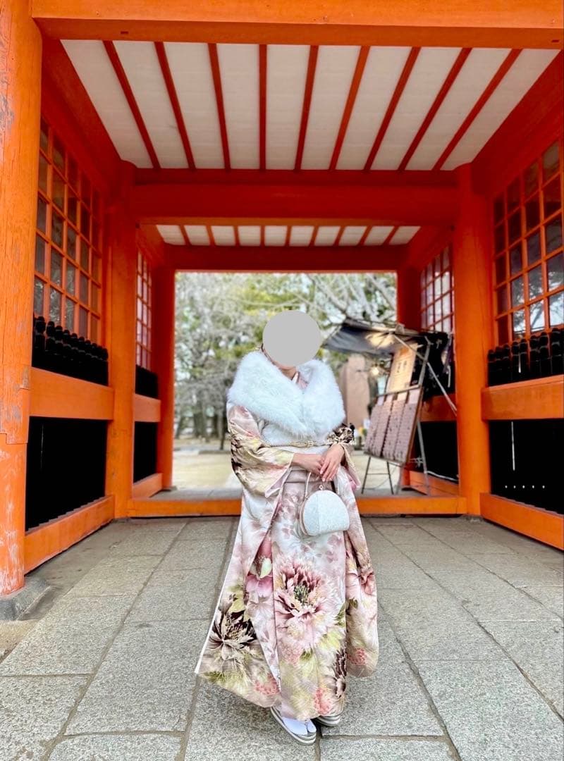 チョコ 和装 草履バッグセット レース 白 金 ゴールド ホワイト