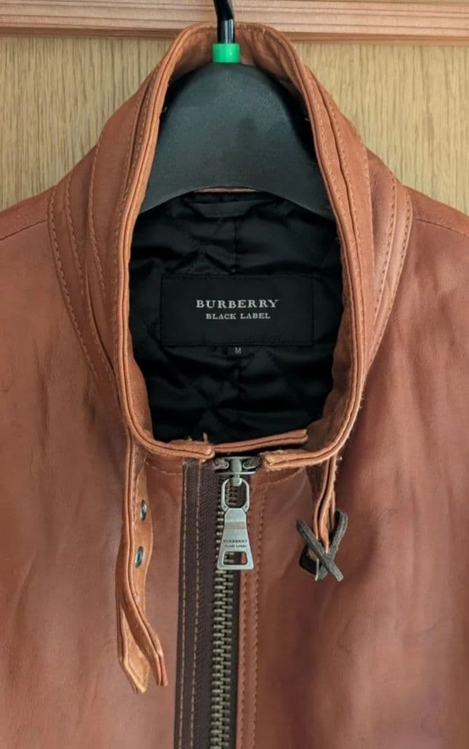 ジャケット・アウター BURBERRY BLACK LABEL leather Jacket