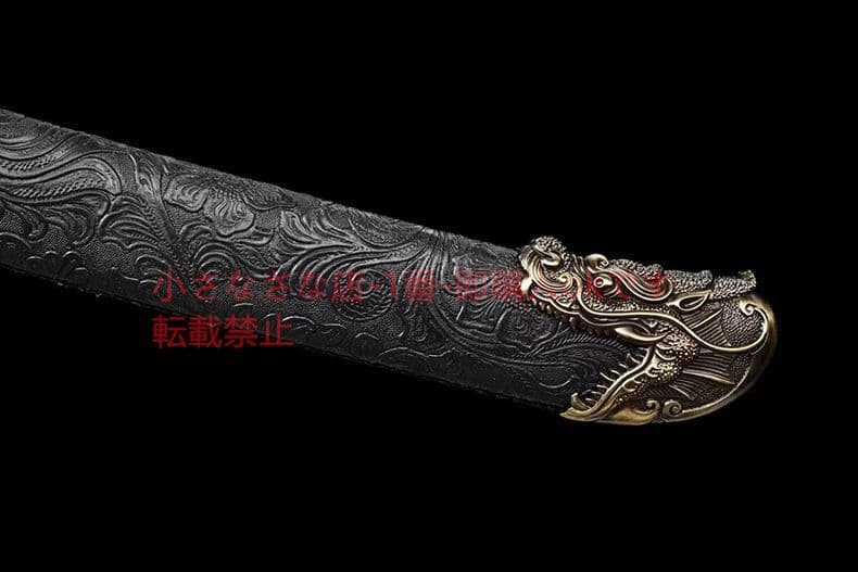 竜頭清刀-金龍雀  古兵器 武具 刀装具 日本刀 模造刀 居合刀