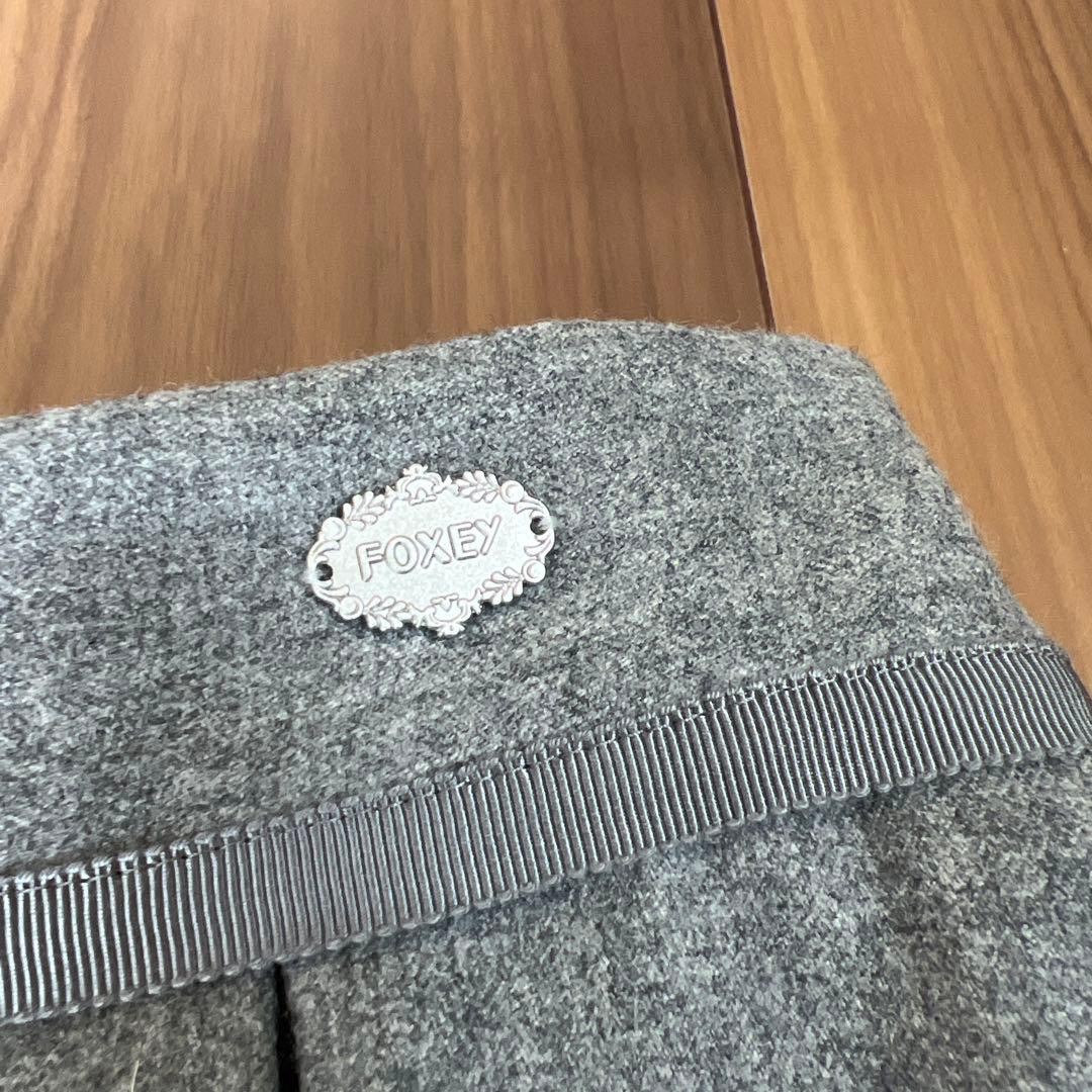 FOXEY フレアスカート　38 極美品　　地厚　高級感あり