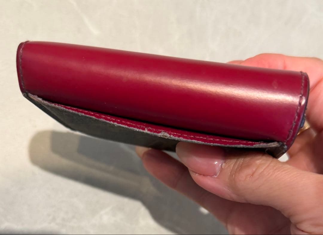 Louis Vuitton 三つ折り財布 ブラウン/レッド