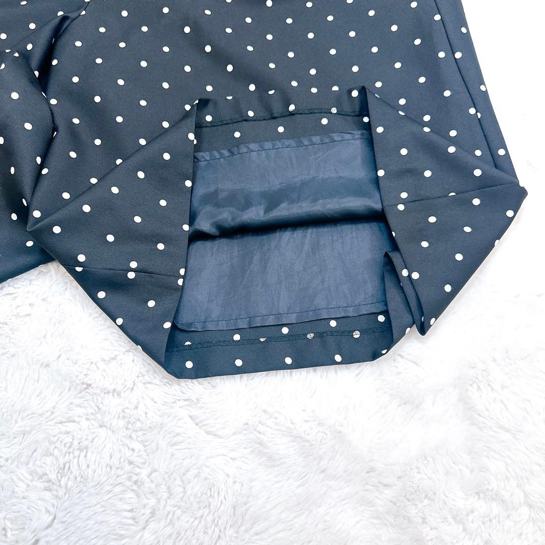 BEARDSLEY ドット柄 ロングスカート　キュロット　ブラック