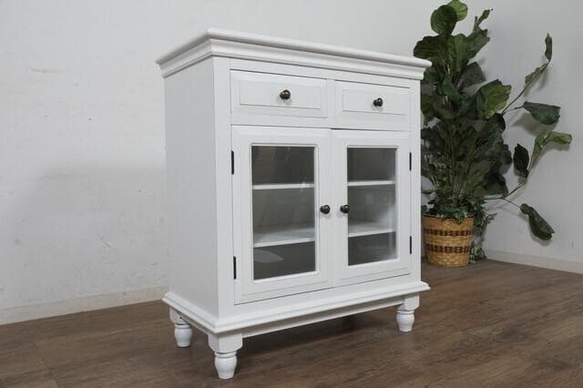 デュエット　キャビネット シャビー　アンティーク調