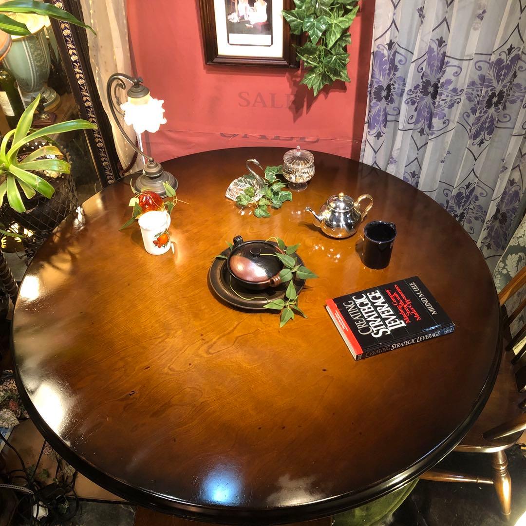 80’s キツツキマーク ヴィンテージ 穂高ラウンドテーブル