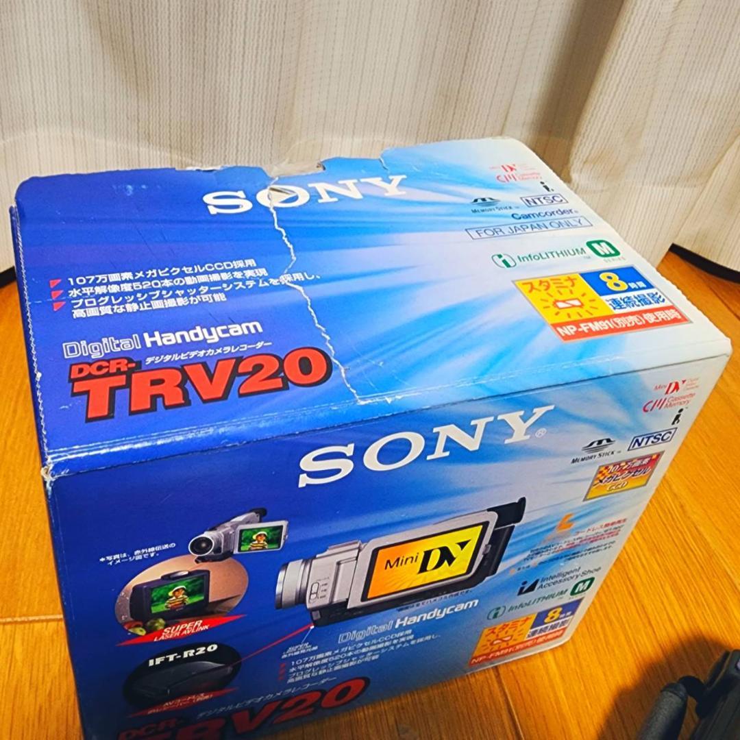 【動作確認済】高画質 SONY MiniDV ビデオカメラ DCR-TRV20