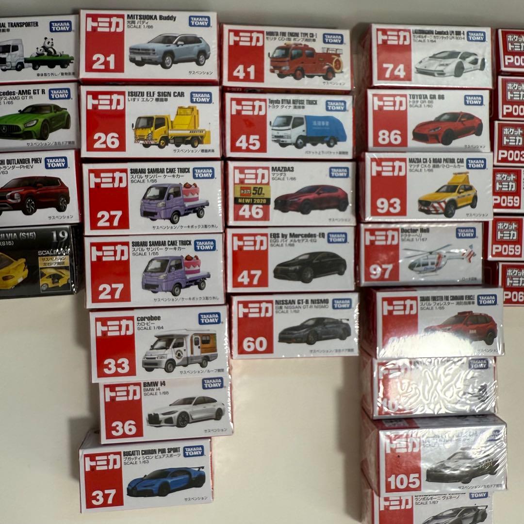 【新品・未使用】トミカ　30台　まとめ　No.46 マツダ3あり