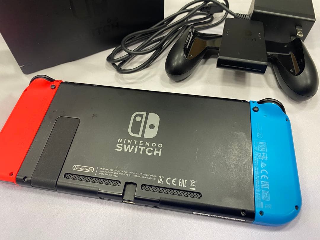 Nintendo Switch 本体　動作確認○ ネオンレッド&ブルー