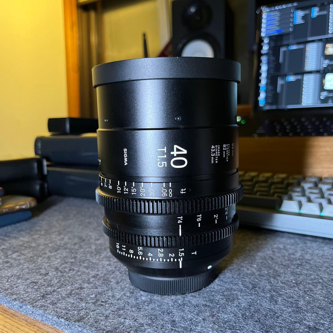 SIGMA 40mm T1.5 シネマレンズ EFマウント