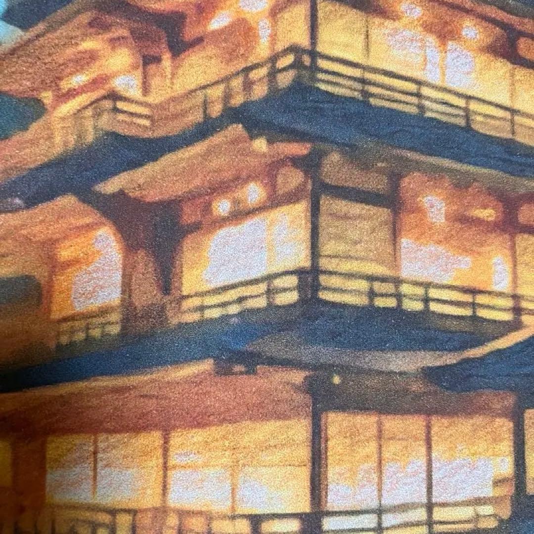 ジブリアート⑨ 千と千尋の神隠しより「金具屋」額装品32.7㎝×24.0㎝