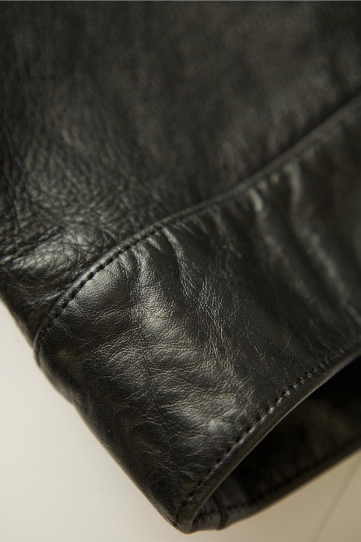 GUILTYPARTIES レザージャケット 黒 シングルライダース 極美品