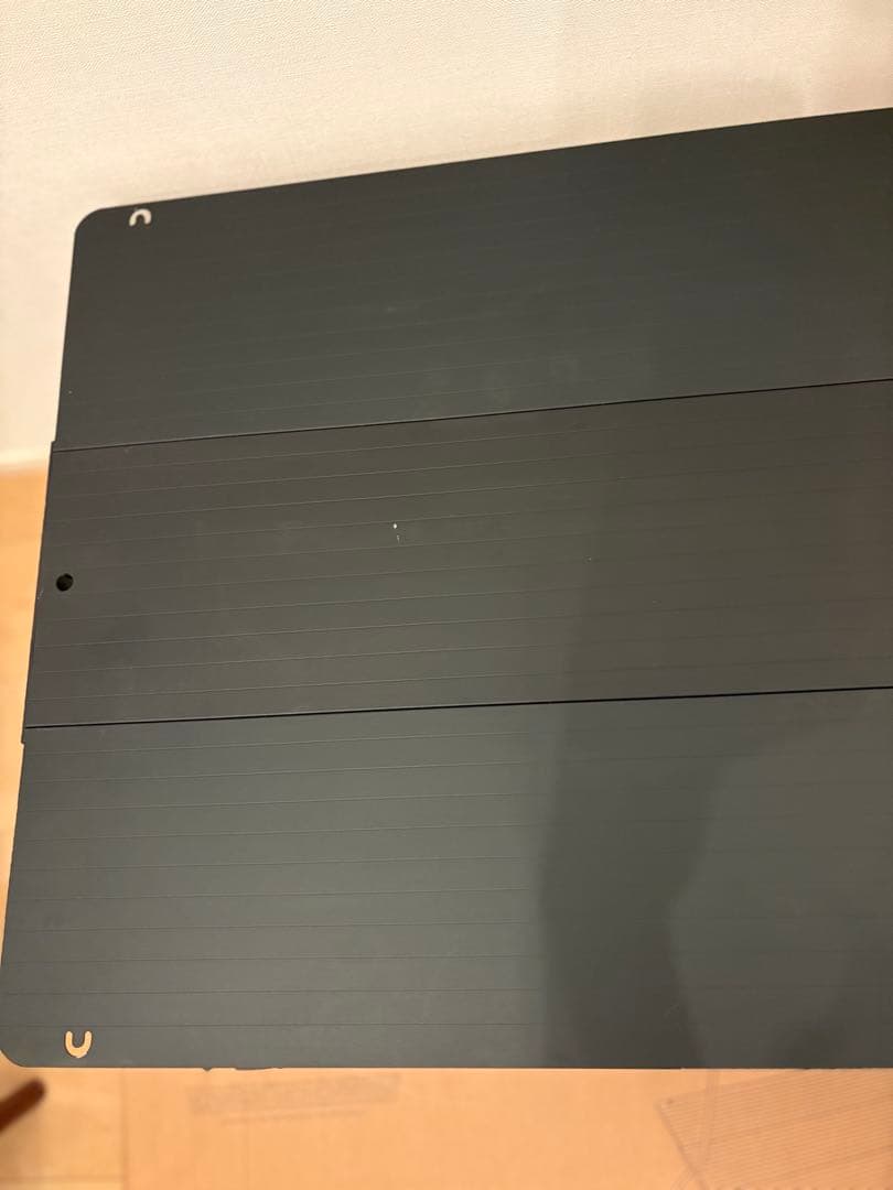 VERNE FLAT TABLE L ブラック　ベルン　フラットテーブル