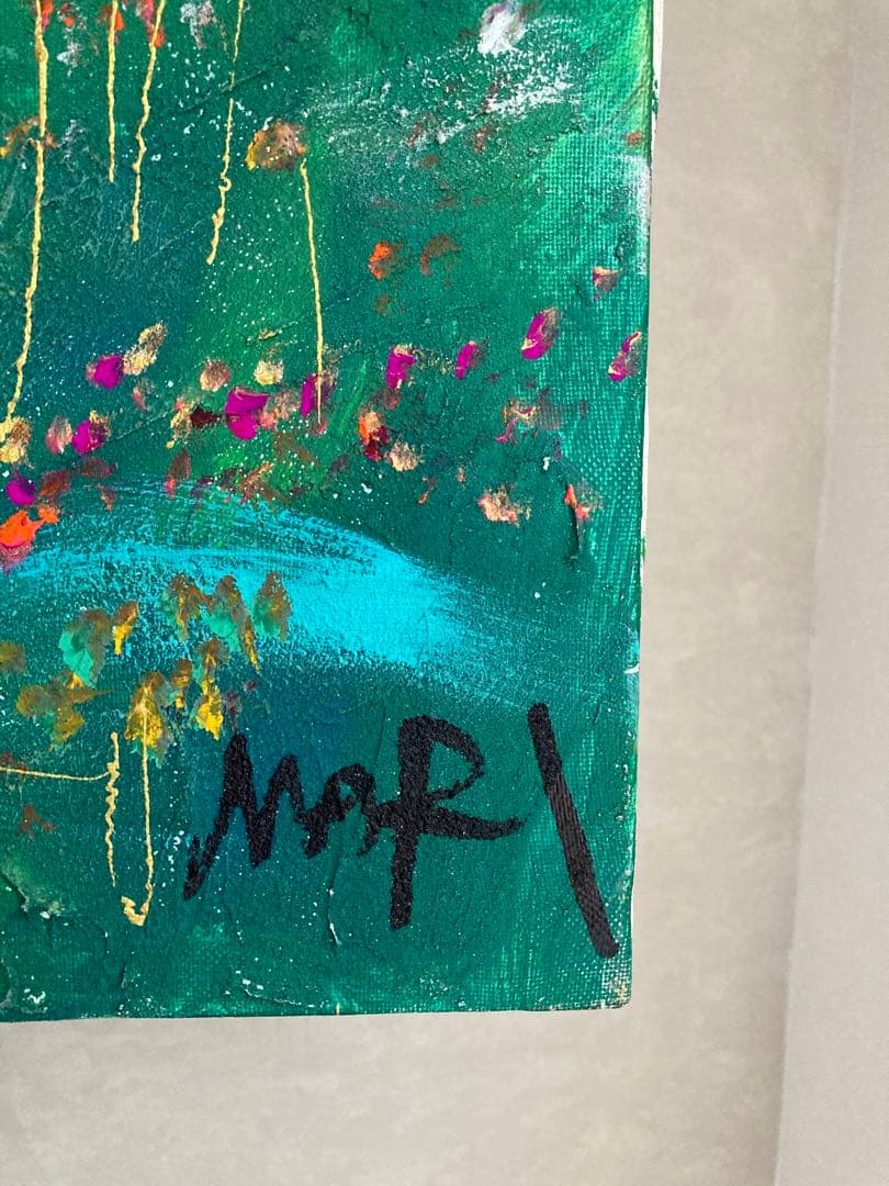 にしまりちゃん(西村麻里さん)★絵画20号★赤富士