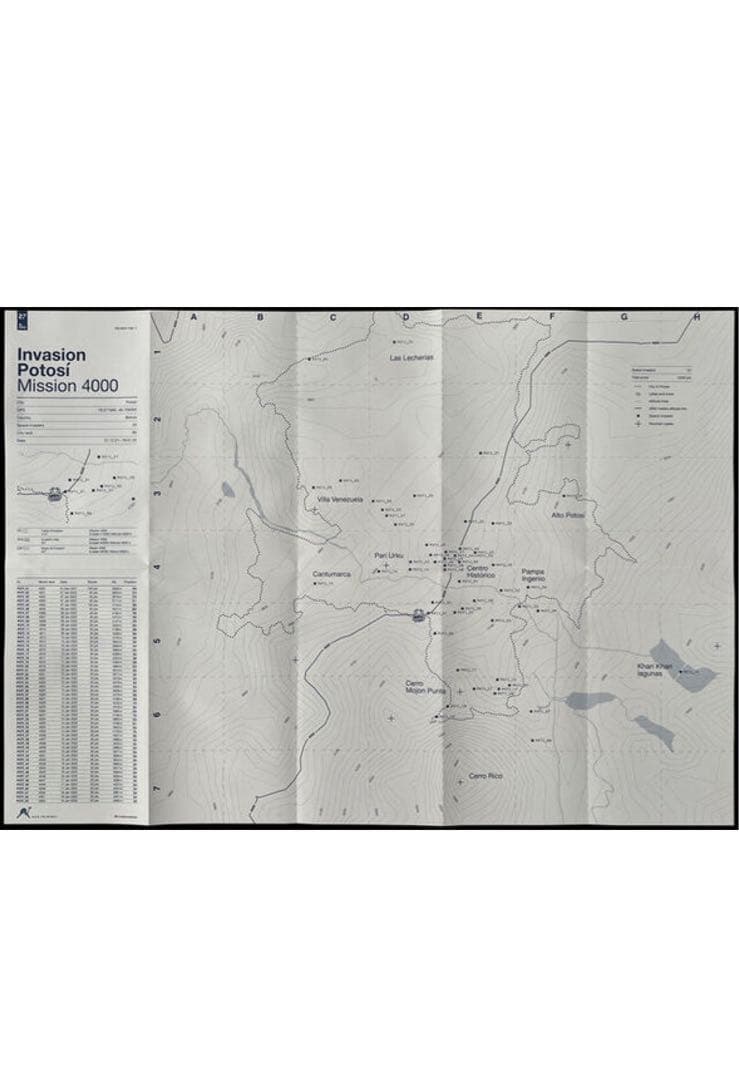 コレクション Invader / Invasion Map of Potosi, 2022