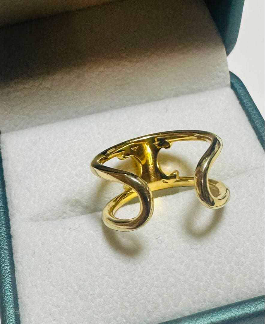 Céline ゴールドメッキ オープンリング 約52mm