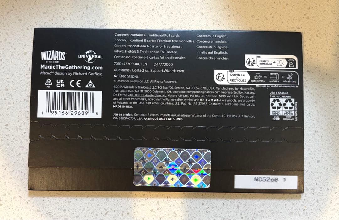 MTG Secret Lair x The Office Foil 未開封