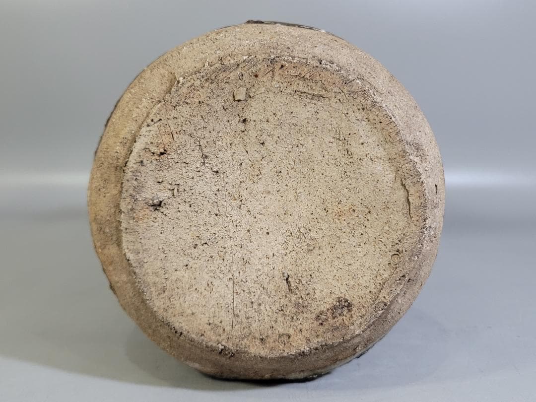 茶道具 伊賀 双耳 花生 古美術 DT403