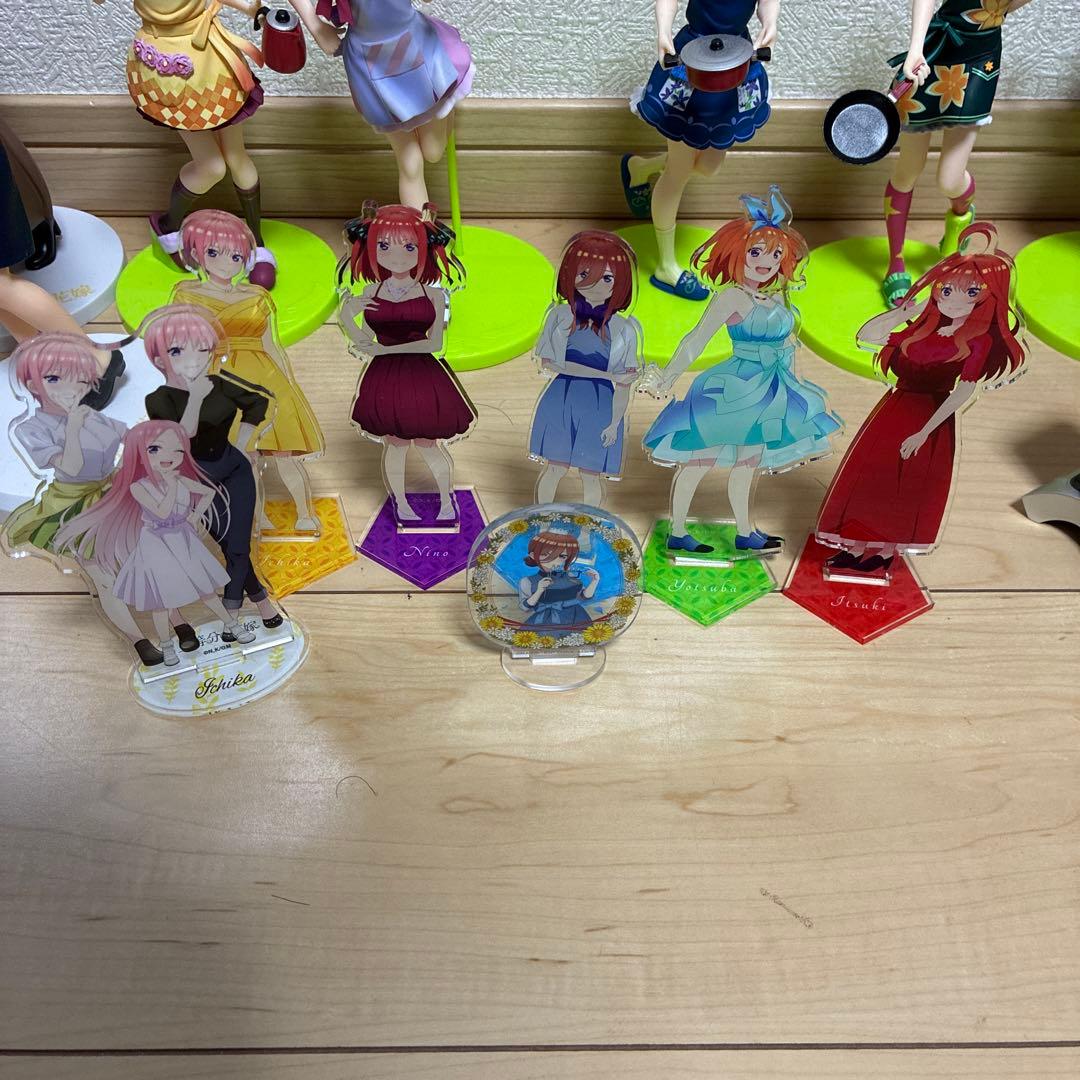 五等分の花嫁　フィギュア　アクスタ　ジッポ　セット