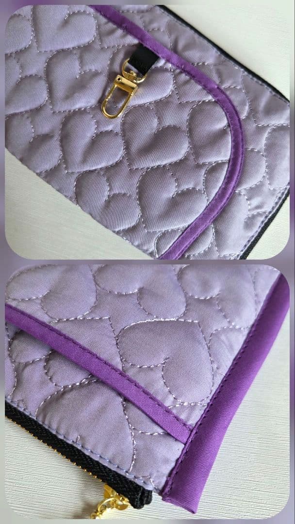 JUNE様　かさばらない長財布　L字ファスナー長財布　ハンドメイド