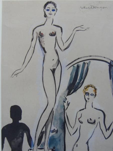 キース・ヴァン・ドンゲン、Les Modeles、希少な額装用画集より