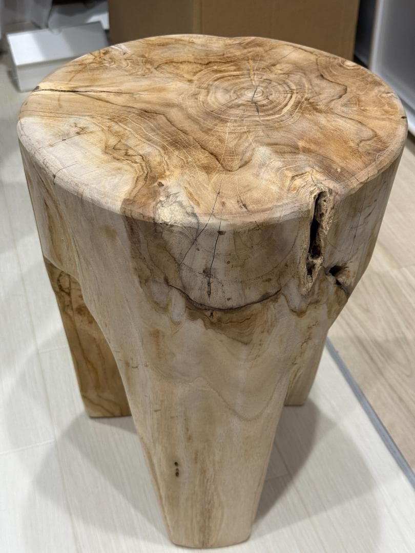 （アントリー ANTRY） Rustic Wood ログスツール（新品未使用）