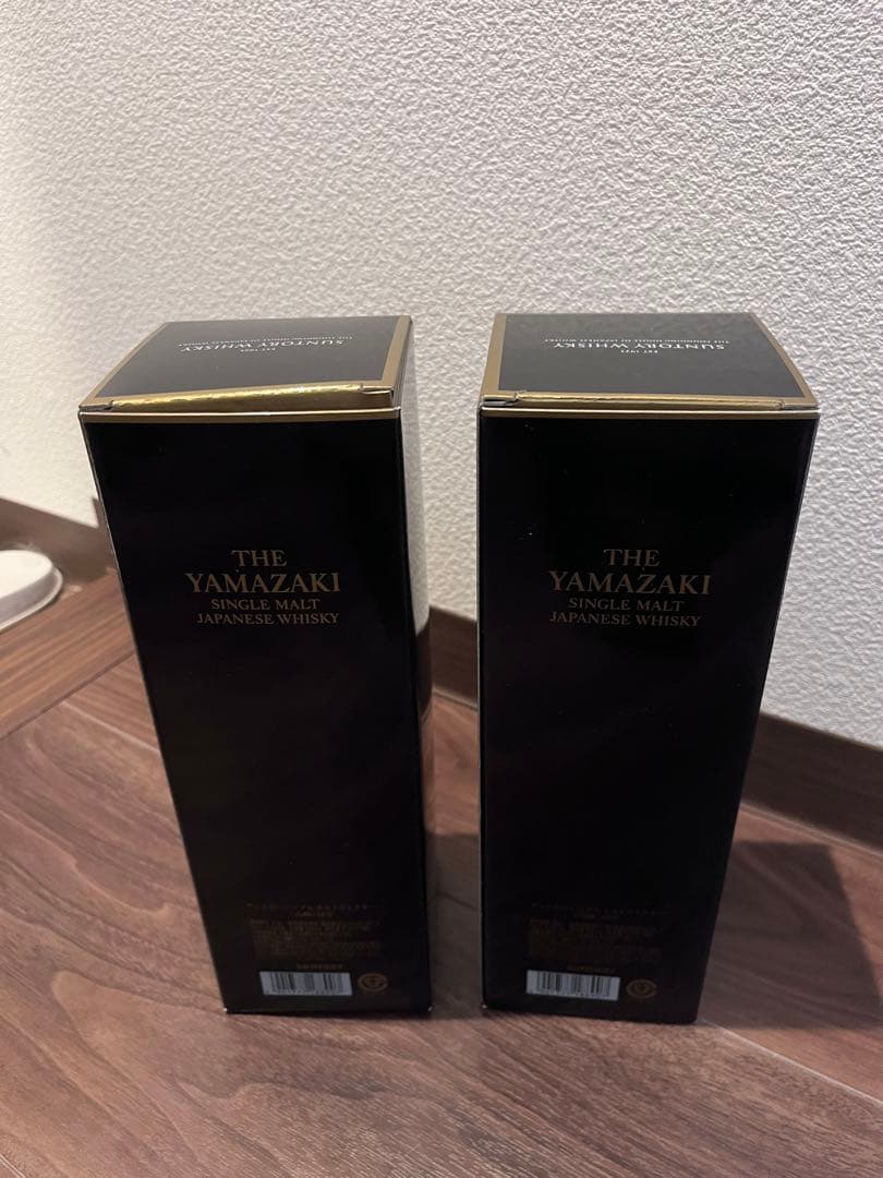 【箱付き空瓶】山崎18年2本セット