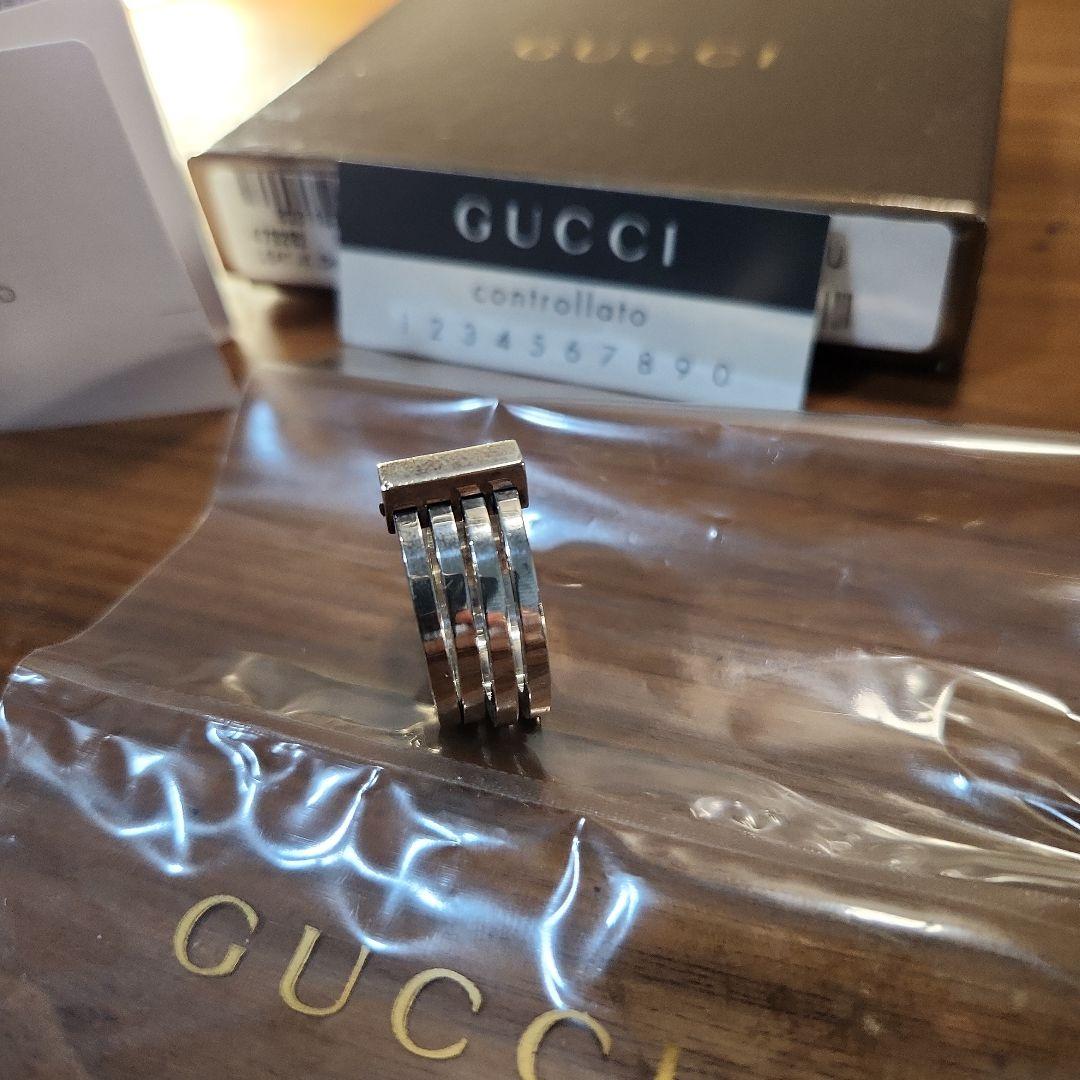 レア⭐OLD　GUCCI 四連重ねリング　19号　シルバー925