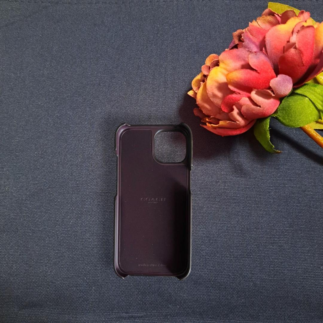新品 コーチ COACH IPHONE 15 ケース・シグネチャー キャンバス