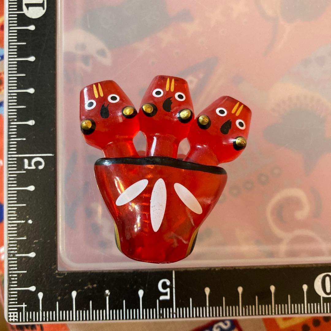 ベコ　ガチャ　神獣　三つ頭　クリア　赤　新品未使用