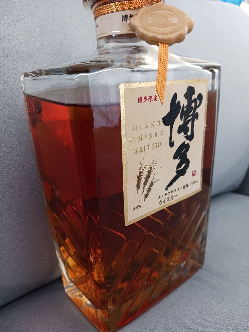 【未開封】博多ウイスキー700ml 43% 限定ボトル　【訳あり】