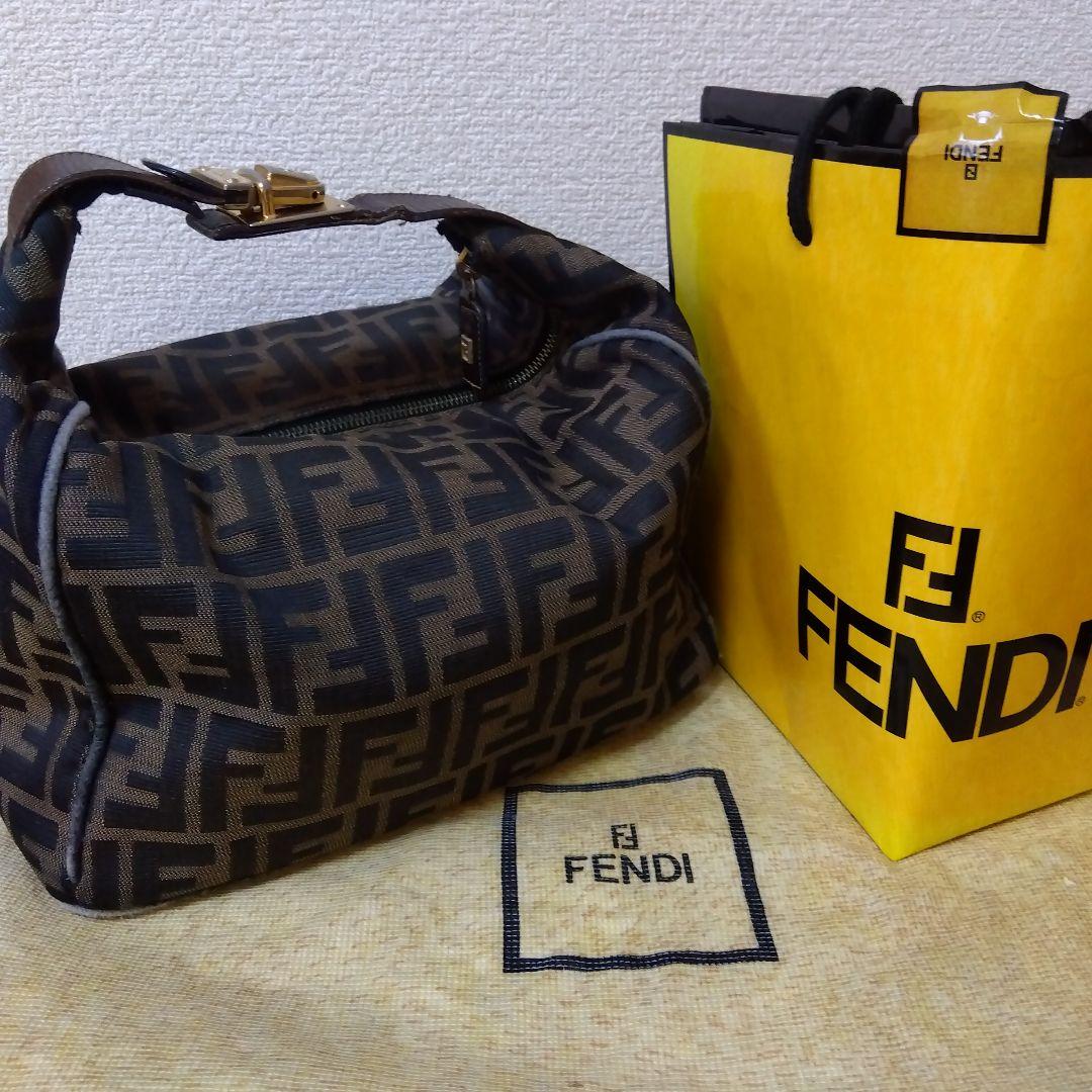FENDI ハンドバッグ バニティ ズッカ柄