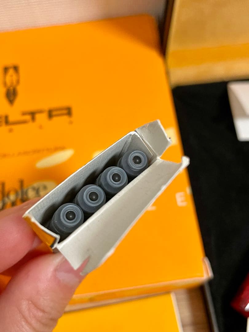 大*輔様 【美品】万年筆 デルタ ドルチェビータ ミィディアム スティログラフィ