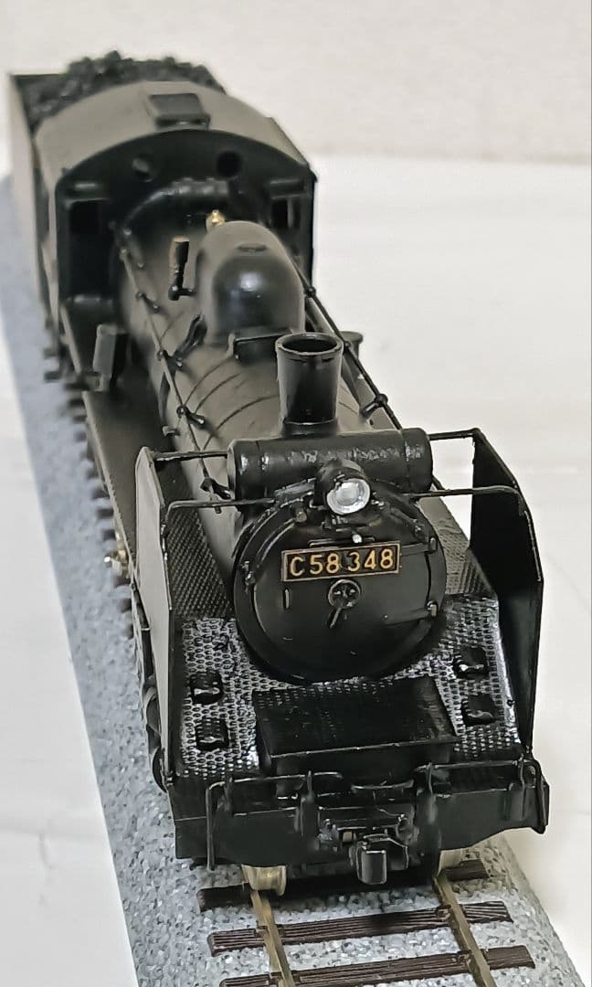 HOゲージ 宮沢模型 Ｃ58蒸気機関車、メンテナンス済、走行します。
